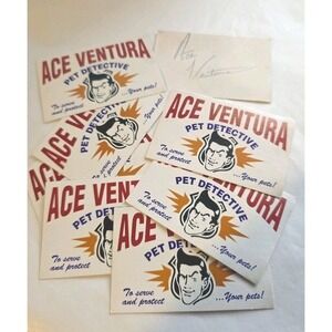 Ace Ventura Pet Detective Inspired‎ Business Cards Movie Film Prop Jim Carrey 8